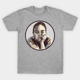 Bored Woman Portrait T-Shirt